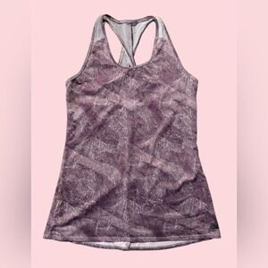 Reebok Purple Racerback Athletic Tank Top Small XS Workout Running